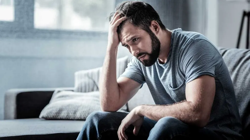 Person struggling with worry and anxiety